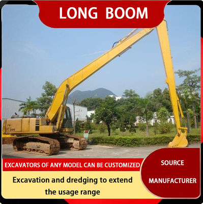 Boom Jangkauan Panjang Kustom Boom Diperpanjang Cocok 20-22Ton Ekskavator EC210 CAT320 ZX220