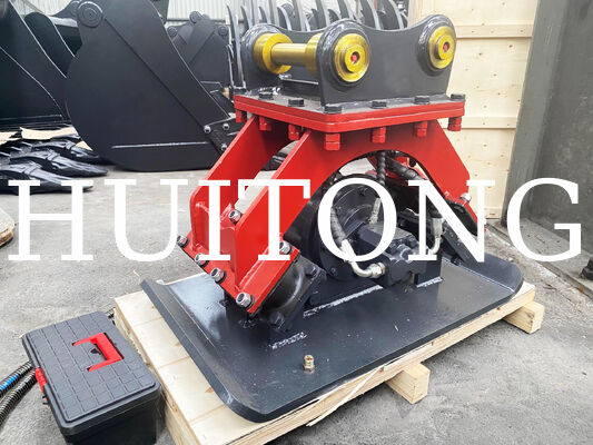 HUITONG Excavator Vibrating Tamping Rammer untuk CAT303/SY35 untuk TPA/Pondasi/Pipa/Pekerjaan Parit/Rekayasa Lereng