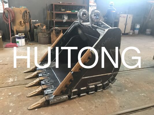 MINING Bucket Batu Tugas Berat untuk PC200/CAT320 0.8cbm untuk Penggalian Batu Keras/Penanganan Batu Ledakan/Pekerjaan Pembongkaran