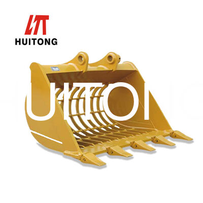 Bucket Kerangka Ekskavator untuk PC200/CAT320 0.9cbm untuk Perataan Kerikil/Penyortiran & Penyaringan Material/Pemisahan Batu dari Tanah Pucuk