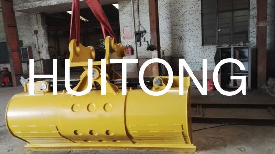 Excavator Tilt Bucket untuk PC200/CAT320 0,75cbm untuk proyek pembentukan lereng / konservasi air / perataan situs / pemotongan lereng