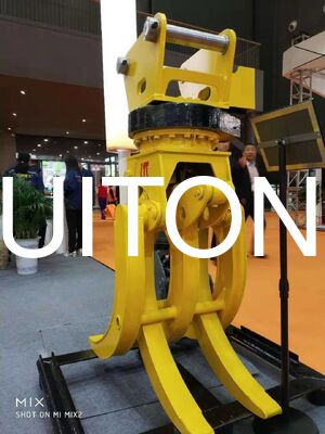 Custom Hydraulic Rotating Grapple Timber Grab 8-9 Ton Excavator PC80 CAT308 DX80 SY85 XE80 Wood Grapple Q355B untuk Perhutanan Logging Pemuatan Kayu