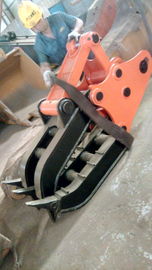 Q355 5Ton Excavator Manual Type Log Grapple Produk Grapple Kayu Efisiensi Tinggi yang Disesuaikan untuk Q355B/NM400/HARDOX450