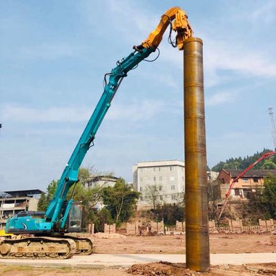 OEM Excavator Piling Boom Disesuaikan Excavator Piling Boom dan lengan 1 Tahun Garansi