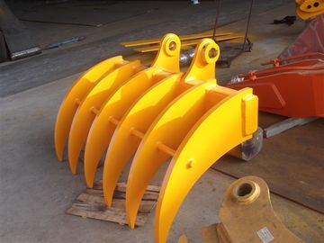 OEM didukung Excavator Brush Rake Untuk 6T Excavator Disesuaikan Dan Heavy-Duty