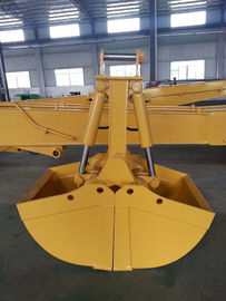 HUITONG Kualitas Tinggi 10T 20Ton Excavator Hydraulic Clamshell Grab Bucket Shell Bucket untuk PC200 Excavator