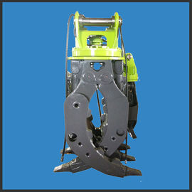 4-30 Ton Eksentrik Pin Excavator Rotating Grapple Untuk Batu