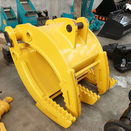 China Excavator Hydraulic Wood Rock Grapple Hutan Manual Log Grapple untuk 5-36 Ton Excavator CAT320
