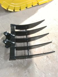 Q355 120 Ton Excavator Stick Rake Attachment untuk Pembukaan Lahan