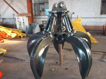 HUITONG Excavator Attachment Hydraulic Orange Peel Grapple 5-60 Ton Hydraulic Scrap Grab untuk Dijual