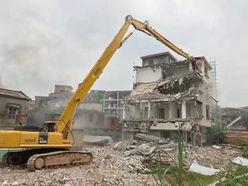 Boom Jangkauan Tinggi dan Lengan Ekskavator Konstruksi Pembongkaran Lengan Ekstensi Boom Jangkauan Panjang Untuk Ekskavator SY SK EX