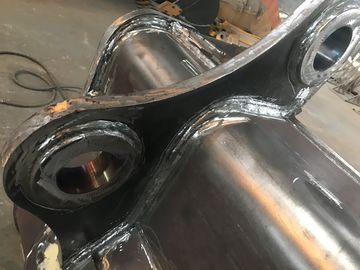 Lempeng pengumpulan batuan tugas berat dengan gigi kekuatan tinggi yang dibentuk dari baja Q355 NM400 Hardox400