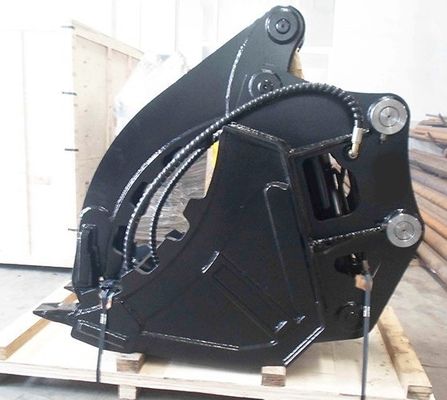 Ekskavator Thumb Bucket Q355 NM400 22 Ton Ekskavator DH220 PC220 untuk Penanganan Limbah Konstruksi Batu Log