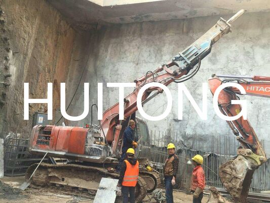 Boom Pemendekan Kekuatan Tinggi Terowongan Jarak Bebas Rendah Boom Khusus Cocok 22Ton Ekskavator PC220 SK220 untuk Proyek Ketinggian Terbatas