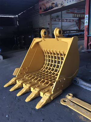 Kustomisasi Baru Mini 3Ton 4Ton 6Ton Skeleton Excavator Saringan Bucket Gigi Dengan Lubang