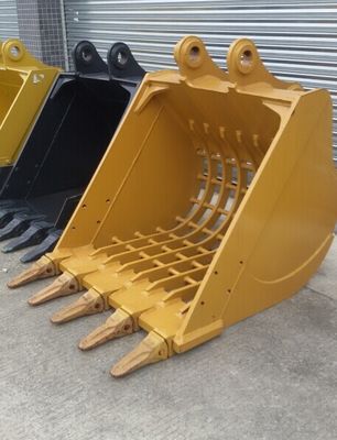 Q355/NM400/HARDOX 450 Bakul Excavator Disesuaikan CAT315 0.5M3 Bakul Skeleton
