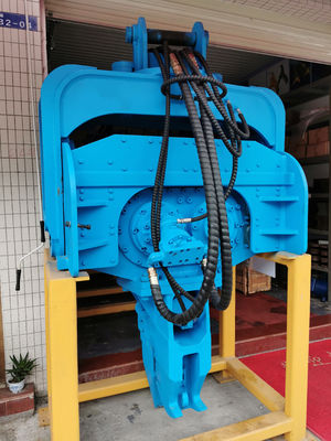 15-40 Ton Excavator Hydraulic Pile Vibratory Hammer untuk Sheet Pile Driver Vibro Hammer Excavator Attachment