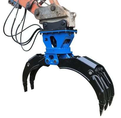 Excavator Hutan Attachment 36Ton Excavator Manual Jenis Mesin Pertanian Excavator Log Grapple OEM Jaw Pembukaan Dengan Harga Pabrik