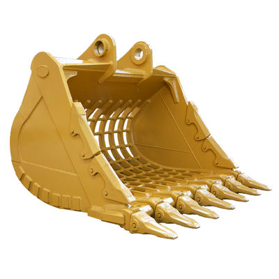 Kuning / Hitam Excavator Skeleton Bucket Untuk Pengeboran Pembersihan Dan Penyaringan Dengan Hardox450/500 Q355B