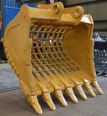Mesin Konstruksi Excavator Skeleton Bucket OEM Sesuaikan Digger Bucket Garansi 1 Tahun