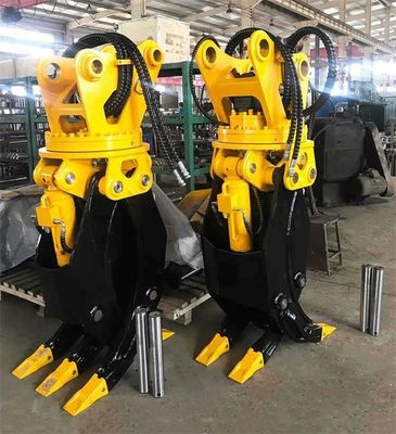 Excavator Hutan Attachment 36Ton Excavator Manual Jenis Mesin Pertanian Excavator Log Grapple OEM Jaw Pembukaan Dengan Harga Pabrik