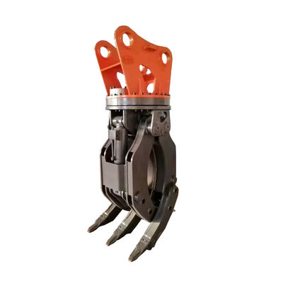 Excavator Forestry Attachment 30Ton Excavator Manual Type Farm Machine Log Grapple 2.2M Jaw Opening Hot Sale Produk dengan Harga Pabrik