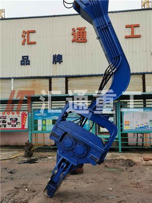 Hydraulic Vibratory Hammer Excavator Vibro Pile Driver Hammer Untuk 15-45 Ton Excavator
