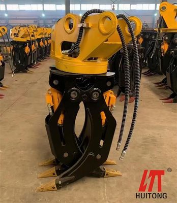Excavator Hutan Attachment 36Ton Excavator Manual Jenis Mesin Pertanian Excavator Log Grapple OEM Jaw Pembukaan Dengan Harga Pabrik