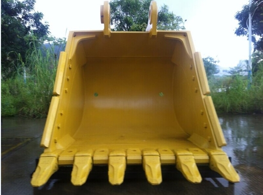 Heavy Duty Heavy Duty Rock Bucket Excavator Digging Bucket dengan Hardox400 Kekuatan Gigi