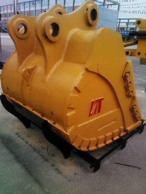 Excavator Bucket 50T PC500MC Excavator HD Bucket Disesuaikan 2.4CBM Mining Bucket