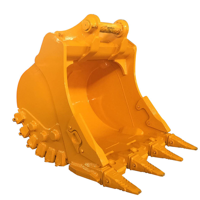 Bucket Batu Excavator HARDOX 450 16 Ton Kuning