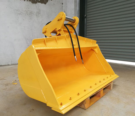 PC400 kustomisasi Excavator Tilt Bucket 40Ton OEM 1.6M3 Tilt Pembersihan Excavator Bucket Hot Sale HARDOX 450 Bucket