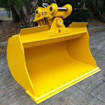 PC400 kustomisasi Excavator Tilt Bucket 40Ton OEM 1.6M3 Tilt Pembersihan Excavator Bucket Hot Sale HARDOX 450 Bucket
