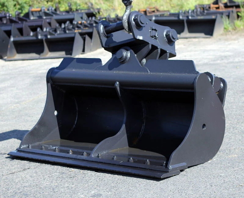 15Ton CAT315 Excavator Disesuaikan 0.3M3 Excavator Bucket Cocok untuk Tranch Cleaning dan Tilt