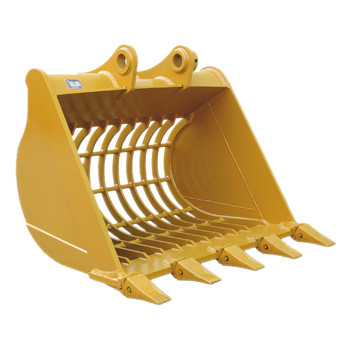 40Ton Excavator 1.8M3 Skeleton Bucket Excavator Attachment Disesuaikan untuk Excavator Sieve Bucket Setelah Layanan