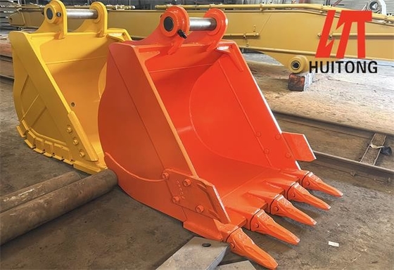 Hitam / Kuning Kekuatan Tujuan Umum Ember Penggalian 220-1150kg Kapasitas Beban