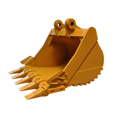 Kekuatan Hitam / Kuning Semua Tujuan Excavator Bucket 0.25-1.4cbm Kapasitas