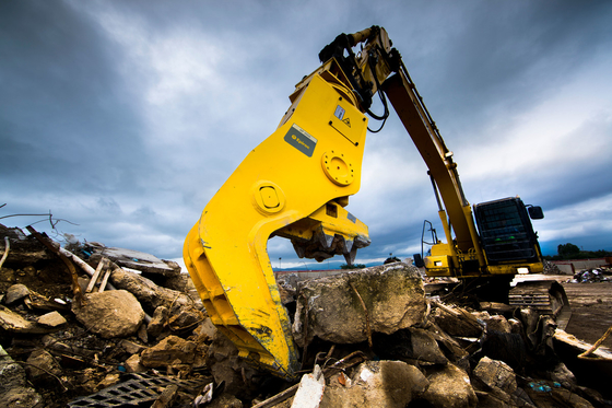 Kuning NM400 Excavator Hydraulic Stone Pulverizer