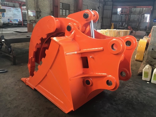 Customzied Kapasitas Excavator Thumb Bucket untuk CAT335 35Ton Excavator Attachment dengan Harga Pabrik