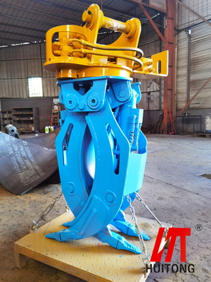 NM400 Excavator Hydraulic Rotating Grapple 1 Tahun Garansi