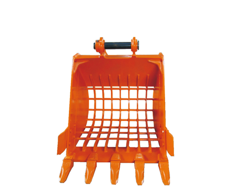 Hardox450 Excavator Skeleton Bucket 0.2-2.8 Meter Kubik Pengeboran Pembersihan Garbing Penyaringan
