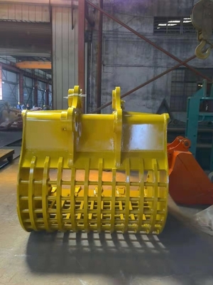 Q355B NM500 Hardox500 2.8 Meter Kubik Heavy Duty Skeleton Bucket untuk Penggalian dan Pembersihan Excavator