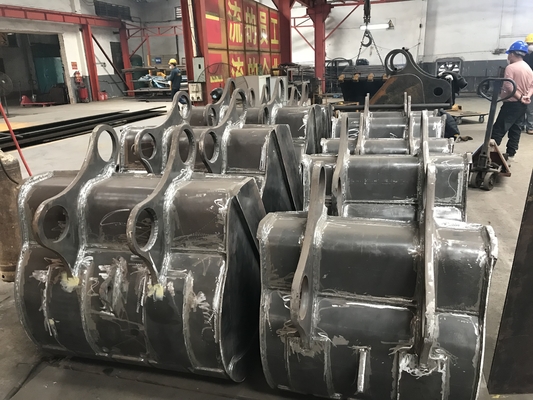 Kekuatan All Purpose Excavator Bucket 0.25-1.4cbm Kapasitas untuk operasi tugas berat
