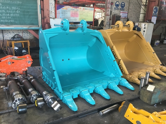 OEM Bagian Mesin Konstruksi HD Bucket Heavy Duty Bucket Excavator SK500 CAT352 Rock Digger Bucket