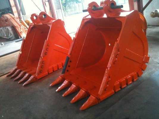 Daya tahan Bebek Excavator Tugas Berat Q355B NM400 Gigi Tungsten 800-1200mm