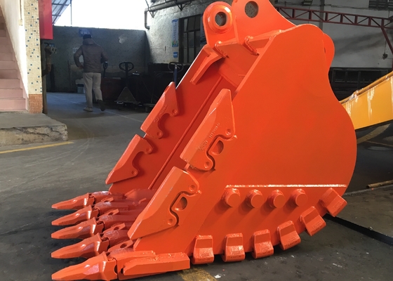 Hardox450 Bucket Batu Excavator Paduan Kekuatan Tinggi Untuk PC