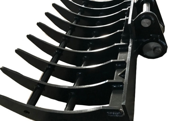 Excavator Attachment Soil Brush 16T CAT315 Pertanian Konstruksi Excavator Rake Pabrik Dibuat Jual langsung