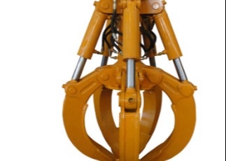 Orange Peel Grab dengan Warna yang Bisa Disesuaikan untuk Excavator