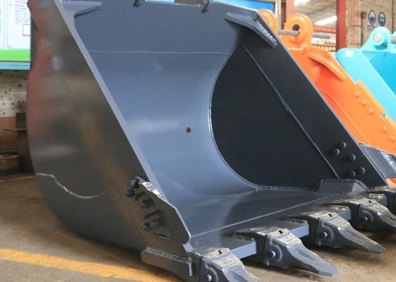 220-1150kg Kekuatan Bebek Excavator Tujuan Umum Hitam / Kuning Dengan Kapasitas 0.25-1.4CBM