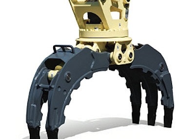 PC PC312 Excavator Rotating Grapple untuk Meraih Kayu